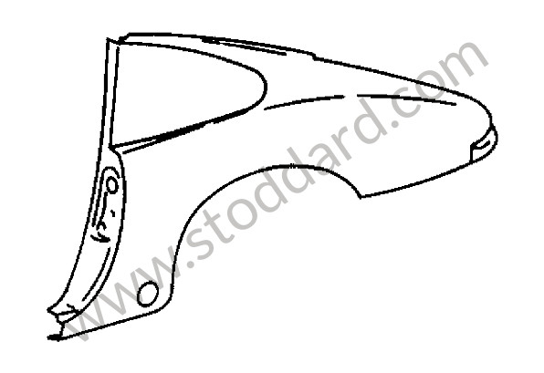 91150304600GRV - SIDE SECTION for Porsche 911 70-73 &bull; 1973 &bull; 2.7 Rs &bull; Coupe &bull; Manual Gearbox, 5 Speed