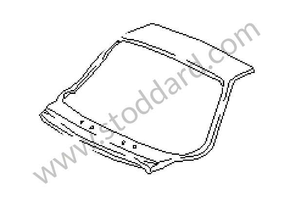 91150398702 - WINDSCREEN FRAME PART for Porsche 911 87-89 &bull; 1987 &bull; 3.2 G50 &bull; Coupe &bull; Manual Gearbox, 5 Speed