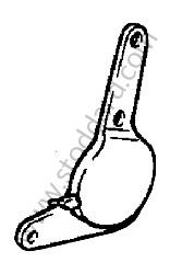 RECLINING SEAT FITTING WITHOUT ADJUSTMENT LEVER / LEFT (91152104303)