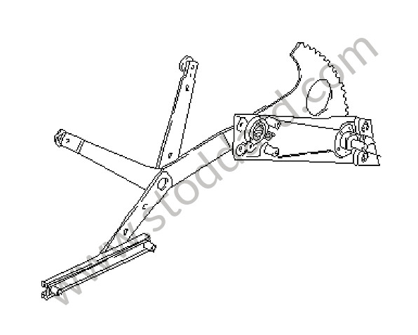 91154204203 - CROSS-ARM for Porsche 911 87-89 &bull; 1989 &bull; 3.2 G50 &bull; Speedster &bull; Manual Gearbox, 5 Speed