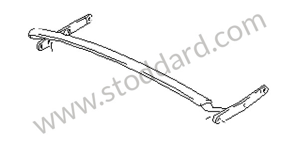 9115610190070B - INTERMED. FOLDING TOP BOW for Porsche 911 84-86 &bull; 1984 &bull; 3.2 &bull; Cabrio &bull; Manual Gearbox, 5 Speed