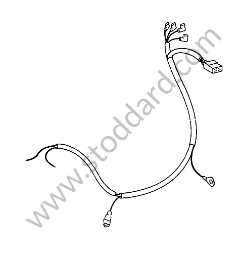 91161207807 - WIRING HARNESS for Porsche 911 74-77 + 912E &bull; 1974 &bull; 2.7 &bull; Coupe &bull; Automatic Gearbox