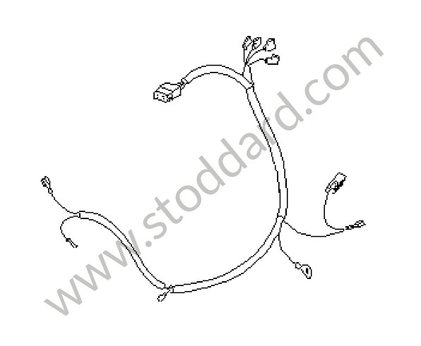 91161207807 - WIRING HARNESS for Porsche 911 87-89 &bull; 1987 &bull; 3.2 G50 &bull; Coupe &bull; Manual Gearbox, 5 Speed