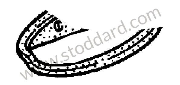 91163118100 - GASKET for Porsche 911 Turbo + 965 &bull; 1987 &bull; 3.3 Turbo &bull; Targa &bull; Manual Gearbox, 4 Speed