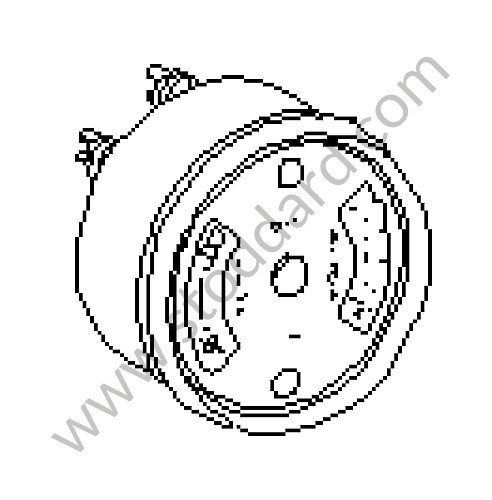91164110629 - INSTRUMENT CLUSTER for Porsche 911 74-77 + 912E &bull; 1976 &bull; 2.7S &bull; Coupe &bull; Automatic Gearbox