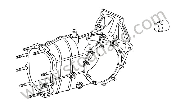 92530101010 - TRANSMISSION CASE for Porsche 911 70-73 &bull; 1973 &bull; 2.4E &bull; Coupe &bull; Automatic Gearbox