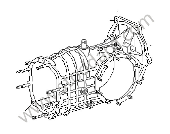 92530101010 - TRANSMISSION CASE for Porsche 911 78-83 &bull; 1978 &bull; 3.0Sc &bull; Coupe &bull; Automatic Gearbox