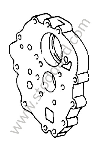 92530122100 - INTERMEDIATE PLATE for Porsche 911 70-73 &bull; 1972 &bull; 2.4E &bull; Coupe &bull; Automatic Gearbox