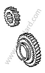 GEAR WHEEL PAIR 2ND GEAR