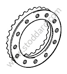 RING GEAR AND PINION SHAFT 8/27 RATIO (92530291111)