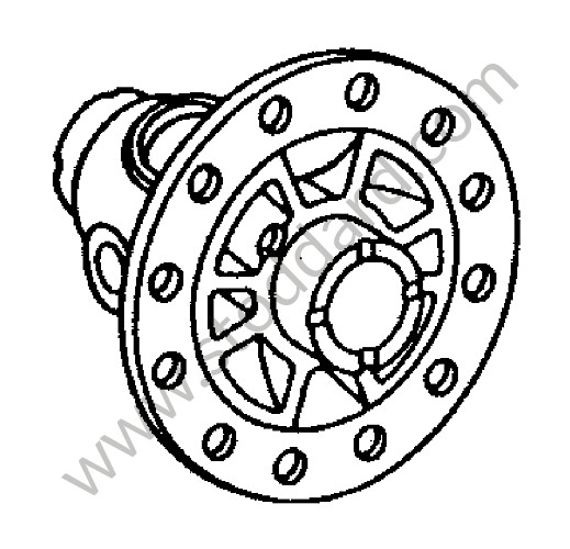 92533221201 - HOUSING for Porsche 911 Turbo + 965 &bull; 1975 &bull; 3.0 Turbo &bull; Coupe &bull; Manual Gearbox, 4 Speed