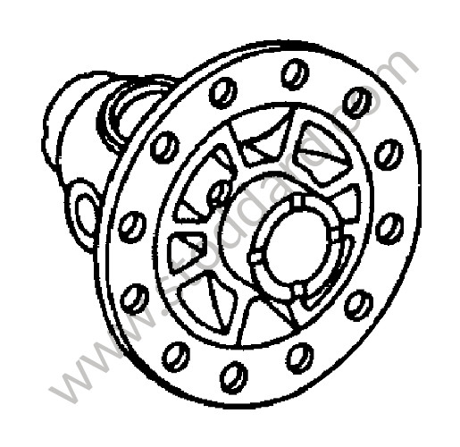 92533221201 - HOUSING for Porsche 911 74-77 + 912E &bull; 1976 &bull; 2.7S &bull; Targa &bull; Automatic Gearbox