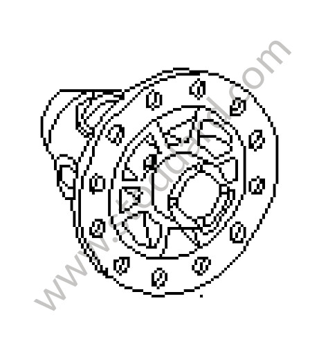 92533221201 - HOUSING for Porsche 911 78-83 &bull; 1978 &bull; 3.0Sc &bull; Targa &bull; Automatic Gearbox