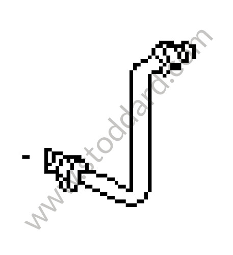92809957300 - INTAKE PIPE for Porsche 928 83-86 &bull; 1983 &bull; 928 4.7S &bull; Coupe &bull; Manual Gearbox, 5 Speed