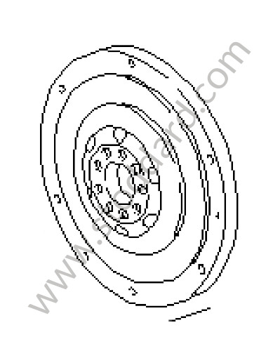 92810207500 - FLYWHEEL for Porsche 928 78-82 &bull; 1978 &bull; 928 4.5 &bull; Coupe &bull; Automatic Gearbox