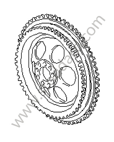 92810207504 - FLYWHEEL for Porsche 928 87-91 &bull; 1989 &bull; 928 S4 &bull; Coupe &bull; Automatic Gearbox