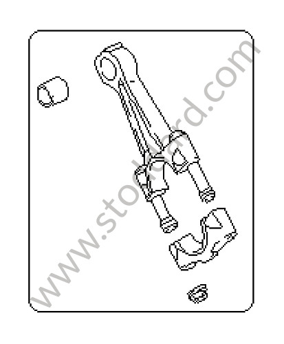 92810300401 - CONNECTING ROD for Porsche 928 83-86 &bull; 1985 &bull; 928 4.7S2 &bull; Coupe &bull; Manual Gearbox, 5 Speed