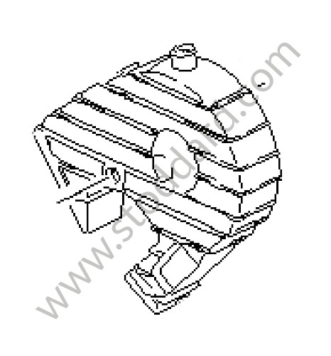 92810514507 - TOOTHED BELT COVERING for Porsche 928 83-86 &bull; 1986 &bull; 928 4.7S2 &bull; Coupe &bull; Automatic Gearbox