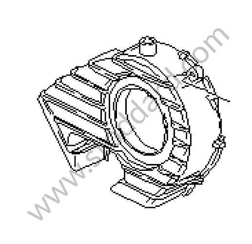92810514509 - TOOTHED BELT COVERING for Porsche 928 87-91 &bull; 1987 &bull; 928 S4 &bull; Coupe &bull; Manual Gearbox, 5 Speed