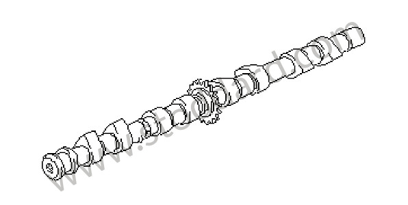92810527203 - CAMSHAFT for Porsche 928 92-95 &bull; 1994 &bull; 928 Gts &bull; Coupe &bull; Automatic Gearbox