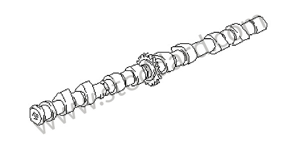 92810529108 - CAMSHAFT for Porsche 928 83-86 &bull; 1985 &bull; 928 4.7S2 &bull; Coupe &bull; Automatic Gearbox