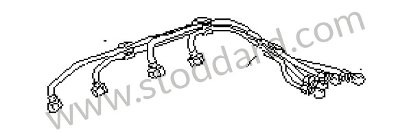 92811002800 - INJECTION LINE for Porsche 928 78-82 &bull; 1981 &bull; 928 4.7S &bull; Coupe &bull; Manual Gearbox, 5 Speed