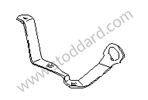92811052506 - SUPPORT for Porsche 928 83-86 &bull; 1986 &bull; 928 4.7S2 &bull; Coupe &bull; Automatic Gearbox