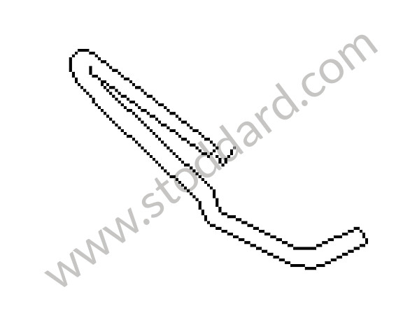 92811075901 - PIPELINE for Porsche 928 83-86 &bull; 1986 &bull; 928 4.7S2 &bull; Coupe &bull; Automatic Gearbox