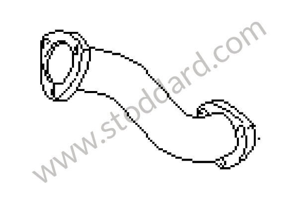 92811105204 - EXHAUST PIPE for Porsche 928 78-82 &bull; 1978 &bull; 928 4.5 &bull; Coupe &bull; Automatic Gearbox