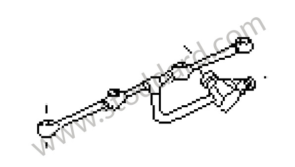 92811312301 - DISTRIBUTOR LINE for Porsche 928 87-91 &bull; 1987 &bull; 928 S4 &bull; Coupe &bull; Manual Gearbox, 5 Speed