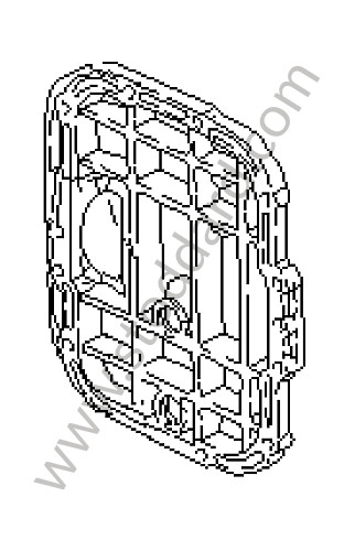 92830103504 - HOUSING COVER for Porsche 928 78-82 &bull; 1979 &bull; 928 4.5 &bull; Coupe &bull; Manual Gearbox, 5 Speed