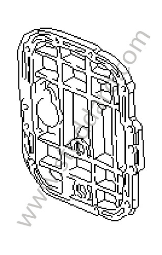 92830103504 - HOUSING COVER for Porsche 928 78-82 &bull; 1978 &bull; 928 4.5 &bull; Coupe &bull; Automatic Gearbox