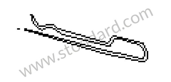 92830223200 - SPRING CLIP for Porsche 928 83-86 &bull; 1985 &bull; 928 4.7S &bull; Coupe &bull; Manual Gearbox, 5 Speed