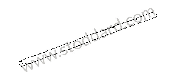 92830310730 - INNER SHIFT ROD for Porsche 928 83-86 &bull; 1985 &bull; 928 4.7S &bull; Coupe &bull; Manual Gearbox, 5 Speed