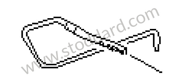 92831509702 - VENT LINE for Porsche 928 87-91 &bull; 1990 &bull; 928 Gt &bull; Coupe &bull; Manual Gearbox, 5 Speed