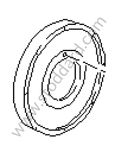 92831802402 - CARRIER DISC WITH MAGNETS for Porsche 928 78-82 &bull; 1978 &bull; 928 4.5 &bull; Coupe &bull; Manual Gearbox, 5 Speed