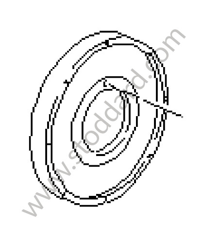 92831802402 - CARRIER DISC WITH MAGNETS for Porsche 928 78-82 &bull; 1978 &bull; 928 4.5 &bull; Coupe &bull; Automatic Gearbox