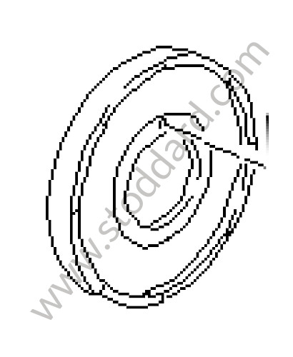 92831802402 - CARRIER DISC WITH MAGNETS for Porsche 928 83-86 &bull; 1984 &bull; 928 4.7S &bull; Coupe &bull; Automatic Gearbox