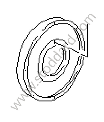 92831802405 - CARRIER DISC WITH MAGNETS for Porsche 928 87-91 &bull; 1987 &bull; 928 S4 &bull; Coupe &bull; Automatic Gearbox