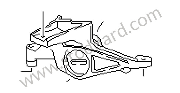 92833111200 - LINK BEARING for Porsche 928 92-95 &bull; 1994 &bull; 928 Gts &bull; Coupe &bull; Automatic Gearbox