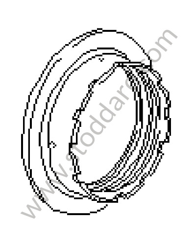 92833207700 - ADJUSTING NUT for Porsche 928 87-91 &bull; 1990 &bull; 928 S4 &bull; Coupe &bull; Automatic Gearbox