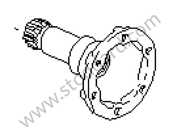 92833220600 - JOINT FLANGE for Porsche 928 78-82 &bull; 1978 &bull; 928 4.5 &bull; Coupe &bull; Manual Gearbox, 5 Speed