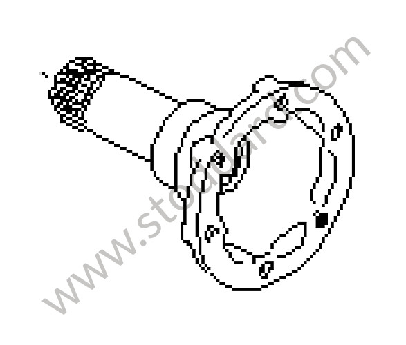 92833220600 - JOINT FLANGE for Porsche 928 78-82 &bull; 1981 &bull; 928 4.7S &bull; Coupe &bull; Automatic Gearbox