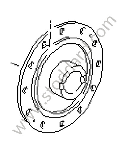 92833270610 - HOUSING COVER for Porsche 928 87-91 &bull; 1990 &bull; 928 Gt &bull; Coupe &bull; Manual Gearbox, 5 Speed