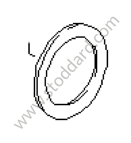 92833271100 - THRUST RING for Porsche 928 92-95 &bull; 1992 &bull; 928 Gts &bull; Coupe &bull; Manual Gearbox, 5 Speed