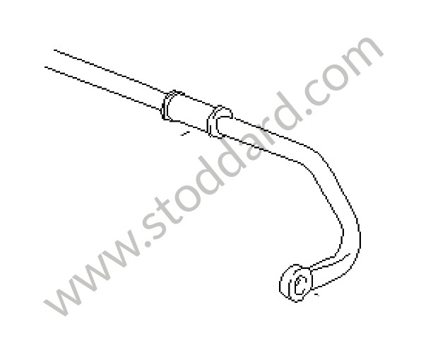 92833370131 - STABILISER for Porsche 928 78-82 &bull; 1978 &bull; 928 4.5 &bull; Coupe &bull; Automatic Gearbox