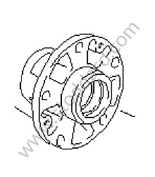 FRONT WHEEL HUB OPTION: ANTIBLOCK SYSTEM (BOSCH) (Option code: M593) (92834106510)