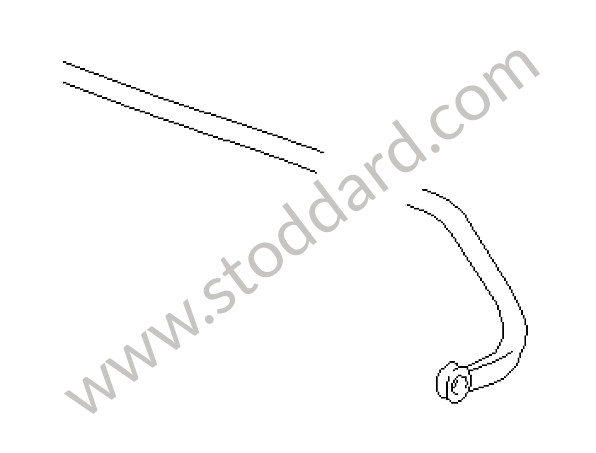 92834307305 - STABILISER for Porsche 928 78-82 &bull; 1978 &bull; 928 4.5 &bull; Coupe &bull; Manual Gearbox, 5 Speed
