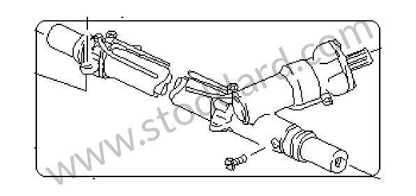 928347010CX - STEERING RACK (UNDER REPAIR) for Porsche 928 87-91 &bull; 1987 &bull; 928 S4 &bull; Coupe &bull; Manual Gearbox, 5 Speed