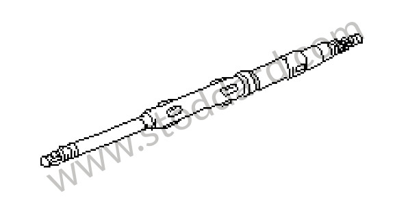 92834701902 - STEERING SHAFT for Porsche 928 92-95 &bull; 1992 &bull; 928 Gts &bull; Coupe &bull; Manual Gearbox, 5 Speed
